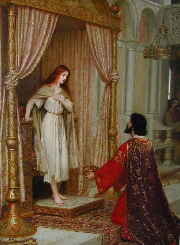 Edmund Blair Leighton The King and the Beggar maid Spain oil painting art